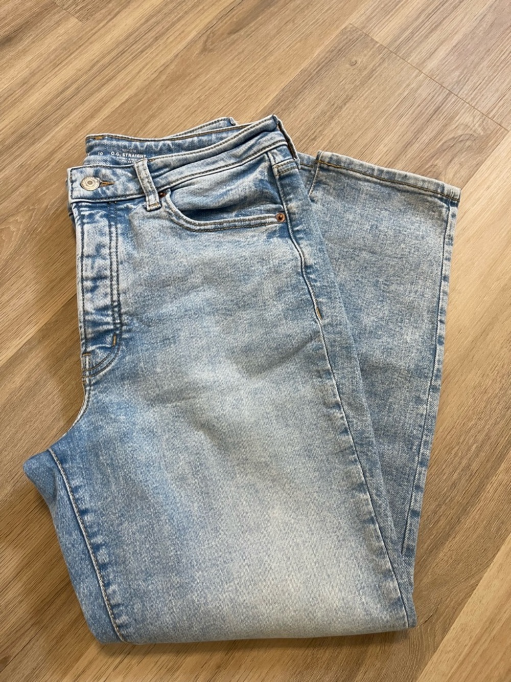 Old Navy Light Blue O.G. Straight Jeans